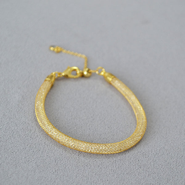 Glitter Mesh Chain Necklace, Bracelet or Full Set